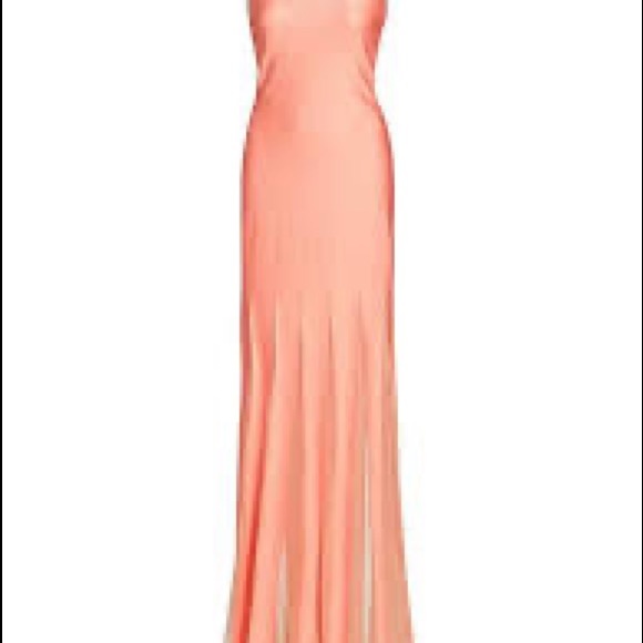 St. John Shimmer Jacquard Sheer Pleats Knit Gown. Size 4. $1995 - Picture 11 of 11